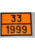 Табличка ДОПОГ - "Гудроны жидкие, включая дорожный битум и битум" (UN1999)