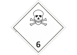 Знак "Класс 6 Токсичные вещества"