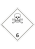 Знак "Класс 6 Токсичные вещества"